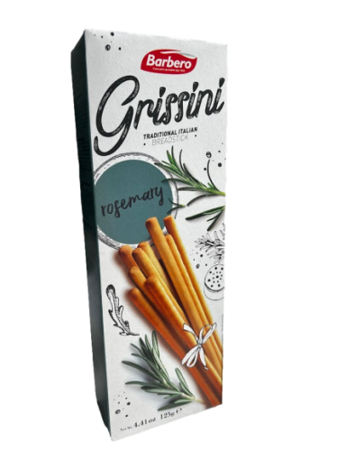 Barbero Grissini Rosemary Paluszki Chlebowe z Rozmarynem 125 g