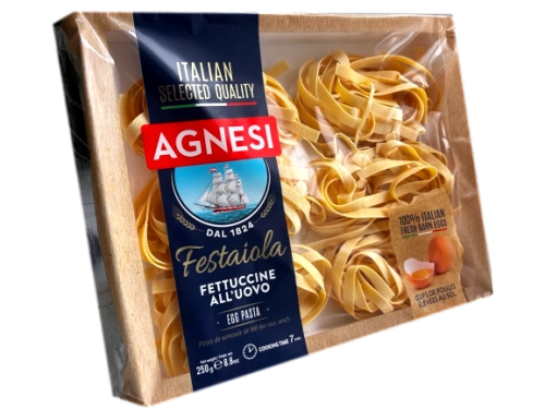 Agnesi Festaiola Fettuccine All’Uovo Makaron Jajeczny 250 g