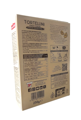 Pagani Tortellini Tricolore Prosciutto Crudo 250g Włoski Makaron Nadziewany