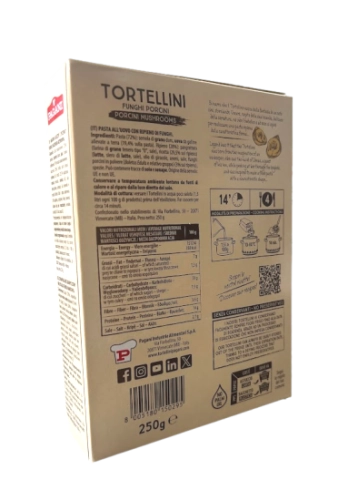 Pagani Tortellini Tricolore Prosciutto Crudo 250g Włoski Makaron Nadziewany