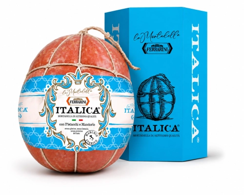 Mortadella z pistacjami i migdałami FERRANI – włoski smak premium 200g (id: 1413).png