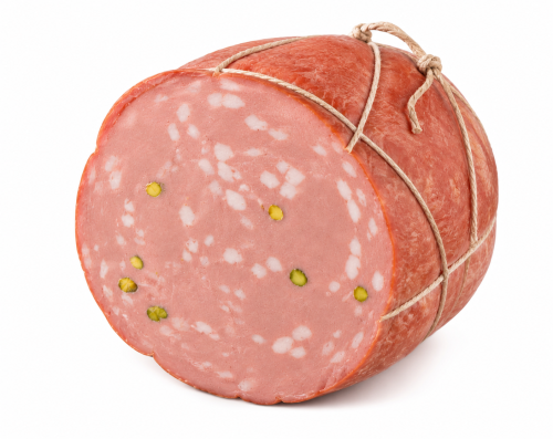 Mortadella z pistacjami i migdałami FERRANI – włoski smak premium 400g (id: 1414) .png