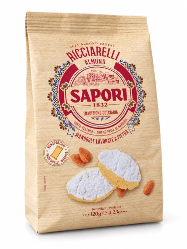 Sapori Ricciarelli Almond 120g Włoskie Ciasteczka Migdałowe