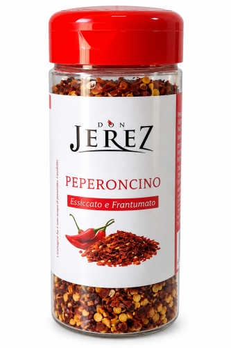 Peperoncino Don Jerez Suszone Rozdrobnione Chili – Ostra Papryczka Włoska 150g